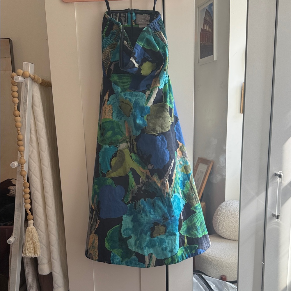 Anthropologie Vanessa Virginia Sz 2 A-line dress 100%cotton